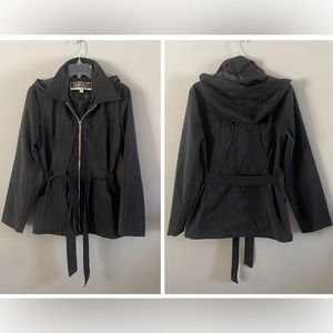Rampage Y2K Rain-jacket Removable Hood Black M